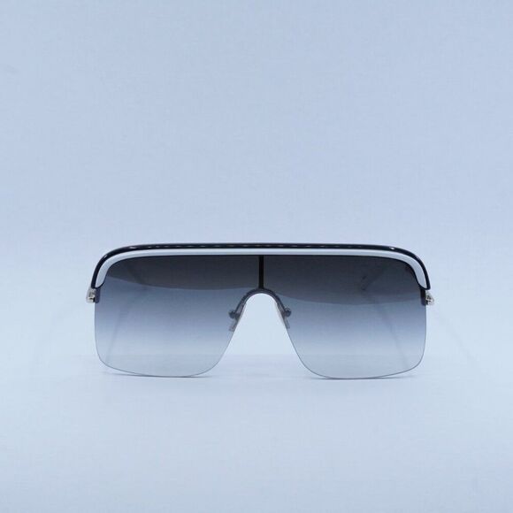 🕶️ New Cutler and Gross CG1328S 002 Sunglasses - Black White Frame, Grey Lenses - Picture 2 of 10